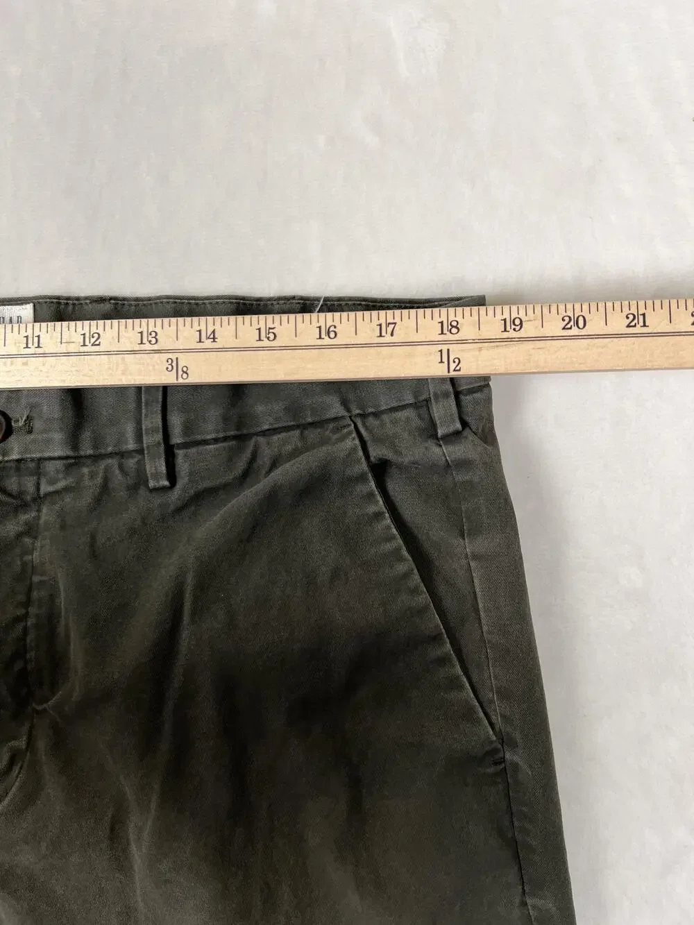 Gap Chino Pants Mens 36x30 Green Straight Fit Cotton Twill GAP For Good Casual